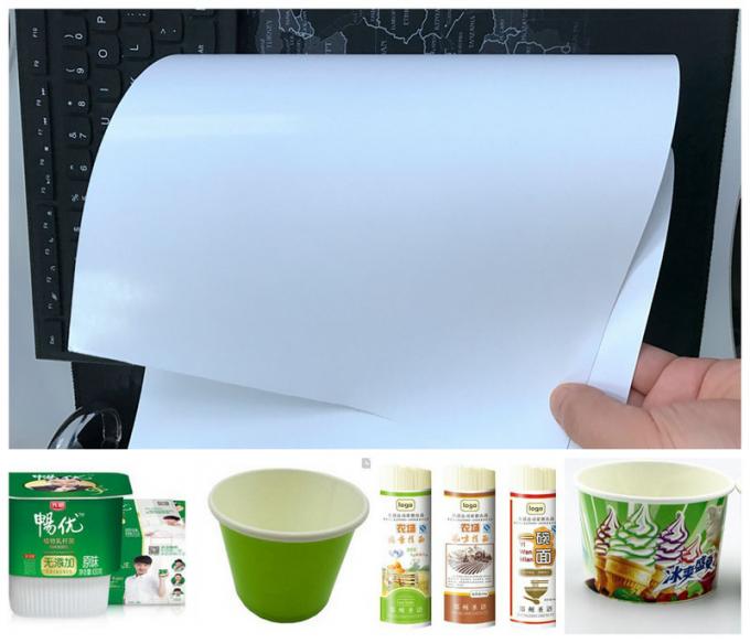 Lwc Low Weight Coated Couche Paper Printing 60gsm 58gsm 64gsm For Glass Bottle Labels