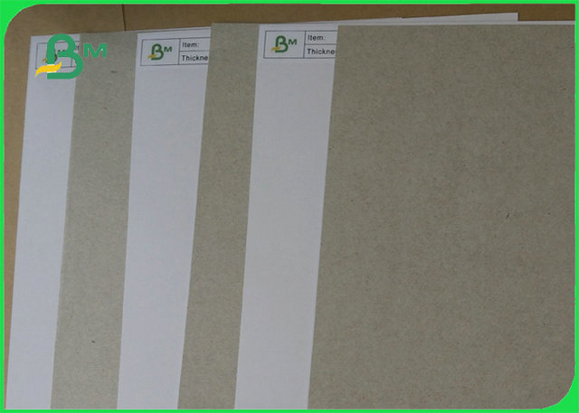 Hot sale One Side Coated 250gsm duplex board grey back for packing boxes