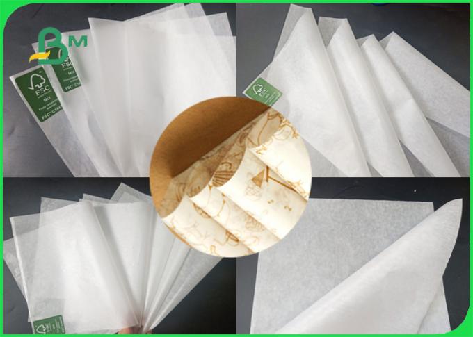 38gsm Oil Resistant Tear Resistant Greaseproof Muffin Wrapping Paper In Roll