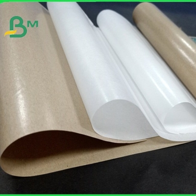 30gsm 50gsm سفید گرم کن MG Kraft Paper FDA ضد آب برای پاکت