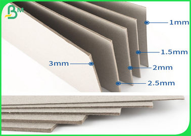ورق های نئوپان خاکستری پالپ بازیافتی کاغذ خاکستری 1.5 میلی متری سختی قوی