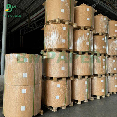 کاغذ بسته بندی ساندویچ ضد چرب قهوه ای 35gsm 40gsm برای سبد غذایی 700mm