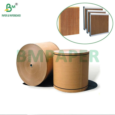 کاغذ کرفت با جذب بالا رول 95gsm پد خنک کننده کاغذ پایه پرده مرطوب