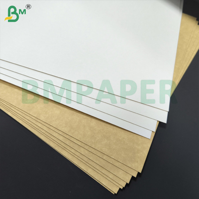 صفحه پشتی کرافت قهوه ای 270gsm 350gsm صفحه حامل پوشیده سفید بالا
