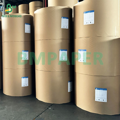 70gm 90gm C1S کاغذ پوشیده درخشان برای ساخت برچسب 50mm رول