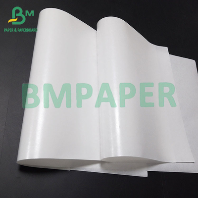 30GSM 50GSM 15PE چمدان سفید کاغذ کرافت بسته بندی مواد غذایی