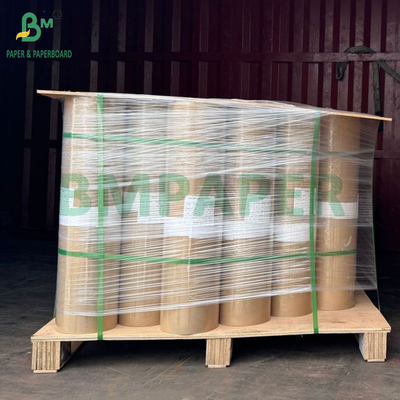 60 گرم کاغذ کرافت بدون رنگ قهوه ای MG برای کیسه های حمل 762mm x 300m