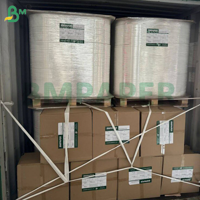 24gsm 28gsm کاغذ بسته بندی کاه برای صنعت نوشیدنی 29MM 33MM قدرت بالا