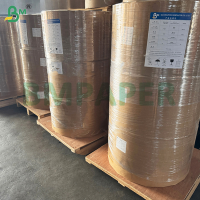 55gsm 65gsm ورق حرارتی جامبو رول برای دستگاه های POS 480mm محیط زیست دوستانه