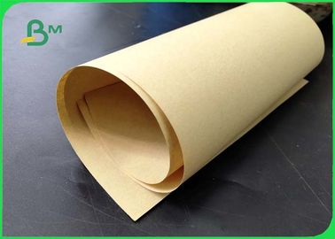 80gsm 100gsm مقاومت در برابر رطوبت روغن کاغذ کرافت براون برای کیسه خرید در رول