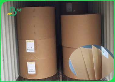 350gsm مقاوم در برابر الیاف 100٪ پوشیده شده از چوب پودر کرافت خطوط کاغذ برای بسته بندی