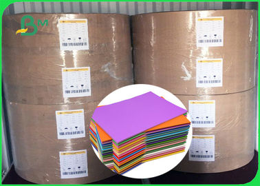 100٪ چوب خمیر کاغذ صاف سطح 80gsm کاغذ افست سبز رنگی برای DIY