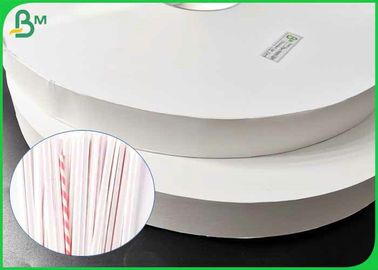 FDA مواد غذایی درجه 27mm - 44mm 28gsm رول کاغذ بسته بندی نخ برای بسته بندی نخ