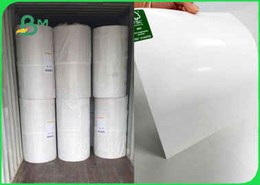 کاغذ کرافت سفید 100gsm با کاغذ 10 کیلوگرم مقاوم در برابر روغن PE، سفید کاغذ کرافت در رول