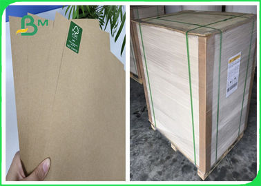 FSC &amp;amp; SGS 50g to 80g Kraft Liner Paper Food Grade Virgin Grade Virgin Wood 28 * 39 اینچ