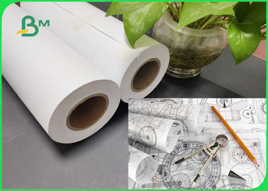 رول کاغذ پلاتر سازگار با محیط زیست A0 A1 Inkjet CAD برای طراحی مهندسی