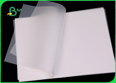 کاغذ ردیابی شفاف 73gsm 83gsm برای ترسیم وزن سبک A0 A1 A2 A3