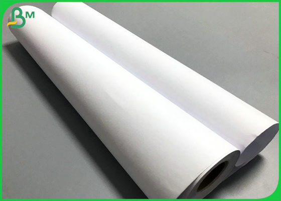 کاغذ پلاتر سفارشی نمودار CAD 24 اینچ * 50 یارد 80 گرمی 20 لیتری رول کاغذ باند سفید