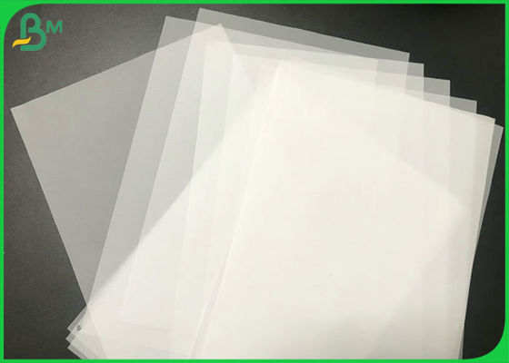 کاغذ سفید طبیعی ردیابی 50 گرمی 63 گرمی چاپ پلاتر رول 620 میلی متر * 80 میلی متر