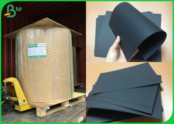 ورق کاغذ نئوپان مشکی 2 طرفه جامد 2.6 میلی متری 3.0 میلی متری سیاه برای ساخت جعبه های هدیه