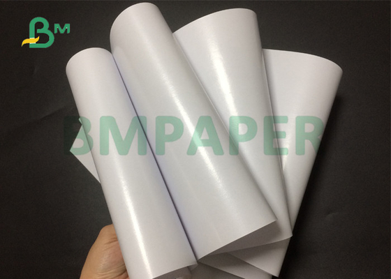 مقاومت آب سفید 80 گرم 90 گرم PE روکش کاغذ رول برای بسته بندی مواد غذایی