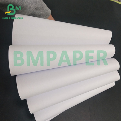 پنبه چوبی باکره CAD 80gm Inkjet Plotter لیزر کاپی کاغذ 20Lb 24inch 150ft