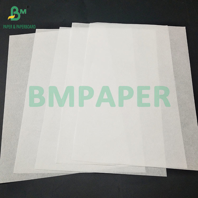 40gm 50gm کاغذ پرچمدار ضد چرب سفید برای کاغذ بسته بندی ساندویچ