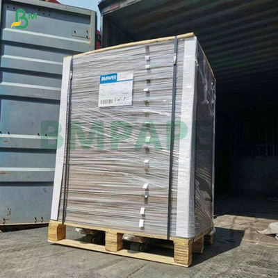 1.2mm 1.5mm 2 ورودی پوشش داده شده سفید کاغذی برای بسته بندی آرایشی جعبه 70x100cm