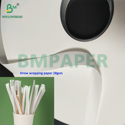 کاغذهای صاف و محکم 24gsm 28gsm سفید برای بسته بندی کاه