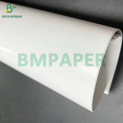 80g 90g سطح صاف یک طرفه درخشنده کاغذ هنر C1S برای چاپ برچسب