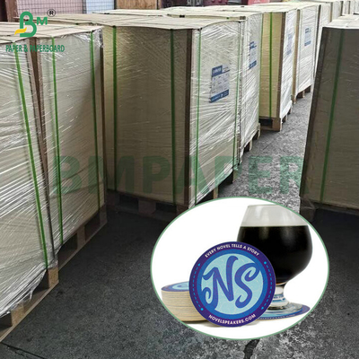 کارتونی آب گیرنده با سیب زیاد 1 میلیمتر 1.4 میلیمتر کاغذ سفید آبجو برای کوستر
