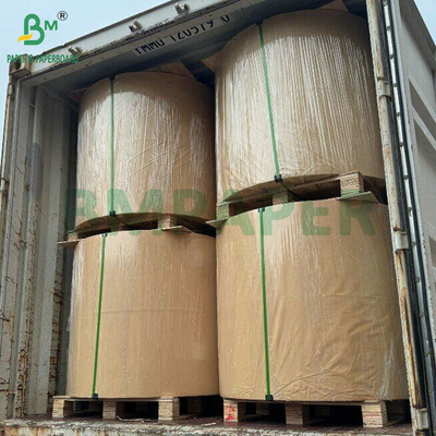 180gm 230gm کاغذ سفید بدون پوشش چوبی در رول برای تولید کیسه خرید