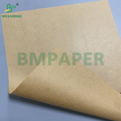 80gm قهوه ای نوار کارت کاغذ هدیه بسته بندی یک طرف درخشش عالی قدرت