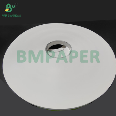 24gsm 28gsm کاغذ بسته بندی کاه سفید 27MM x 5000M مقاومت کششی خوب