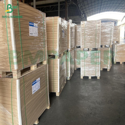 200g - 365g کاغذ بازیافت شده پوشیده از گل CCKB Kraft Back برای جعبه های کارتن