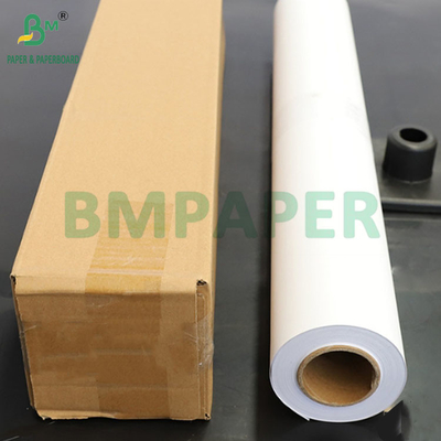 24 پوند 36 پوند HP پوشش داده شده مات شکل گسترده بسته کاغذ رول برای پوستر 42 "x 150"