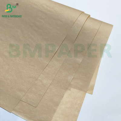 ساندویچ ورق بسته بندی کاغذ طبیعی قهوه ای 40gm 45gm کاغذ ضد چرب