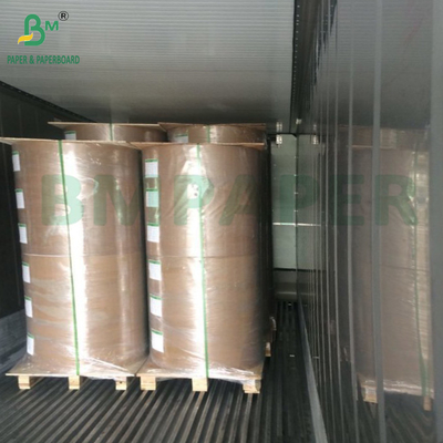 سفيد و قهوه اي دلي ساندويچ بسته بندی 45gsm چربی ضد مواد غذایی کاغذ بسته بندی