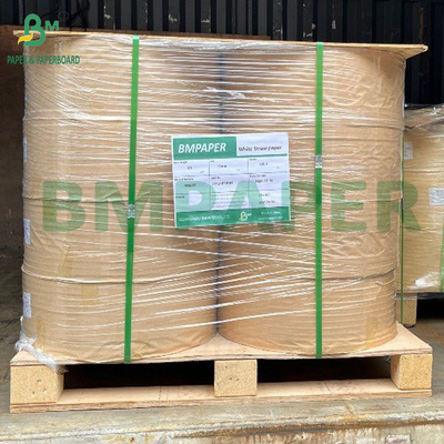 40 GSM رول های کاغذ سفید موم شده در هر دو طرف موم شده مقاوم به چربی