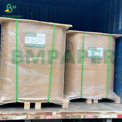 40 GSM رول های کاغذ سفید موم شده در هر دو طرف موم شده مقاوم به چربی