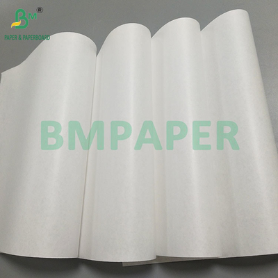 30gsm 45gsm MG کاغذ کرافت تقویم شده سفید برای کیسه های بسته بندی مواد غذایی