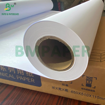 20 پوند کاغذ فرمت گسترده برای طراحی CAD 36 اینچ x 150 فوت 2' هسته سفید