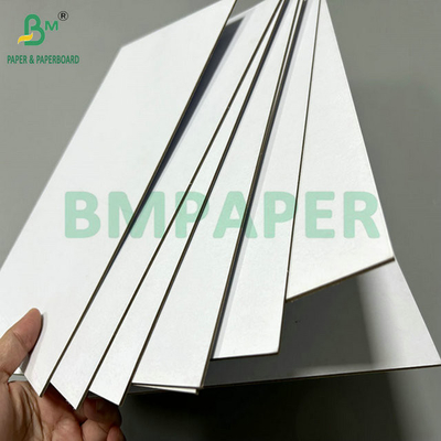 2.5mm 3mm دو طرفه پوشش داده شده سخت کاغذ سفید برای نمایش قفسه 1.2 x 2.1 متر