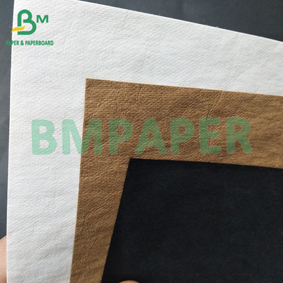 0.35mm، 0.55mm سفید سیاه کاغذ پارچه Kraft شسته برای ساخت کیسه