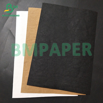 0.35mm، 0.55mm سفید سیاه کاغذ پارچه Kraft شسته برای ساخت کیسه