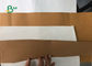 کاغذ کرافت قابل بازیافت پالپ فیبری طبیعی / رول سفید کاغذ کرافت