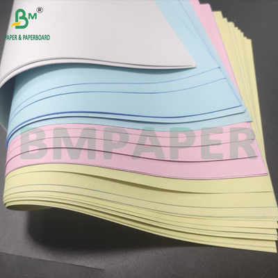 55gsm NCR کاغذ لیزر دیجیتال کاغذ غیر کربن سفید CB صورتی CF صورتی