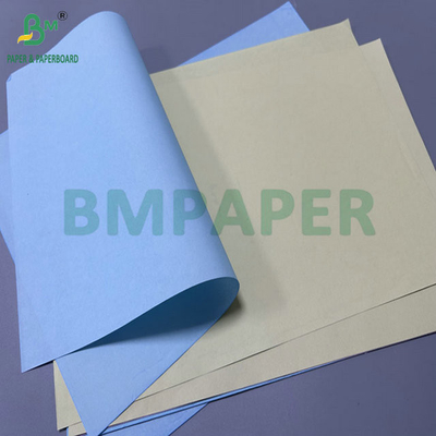 کاغذ فاکتور بدون کربن NCR رنگ آبی زرد با اندازه 640 x 900 میلی متر