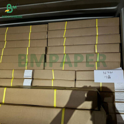 20# کاغذ ساده سفید برای چاپگرهای رنگین بزرگ 24 اینچ x 150 فوت