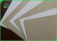 کاغذ دیواری بازیافت پودر سفید سفال دوطرفه پوشش تخته ای خاکستری پشت بسته بندی